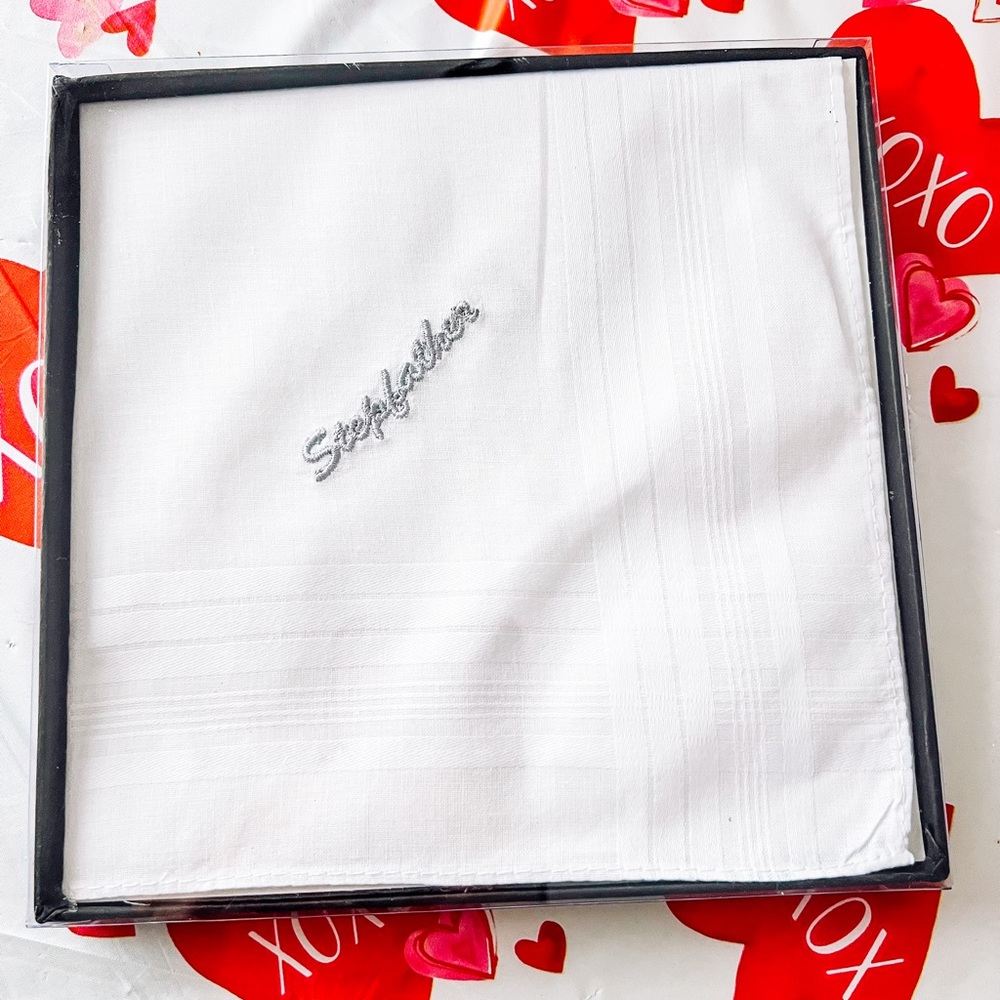 STEPFATHER HANKIE (WEDDING ACCESSORY)